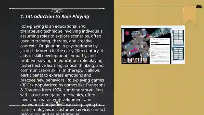 Role playing PPT 3
