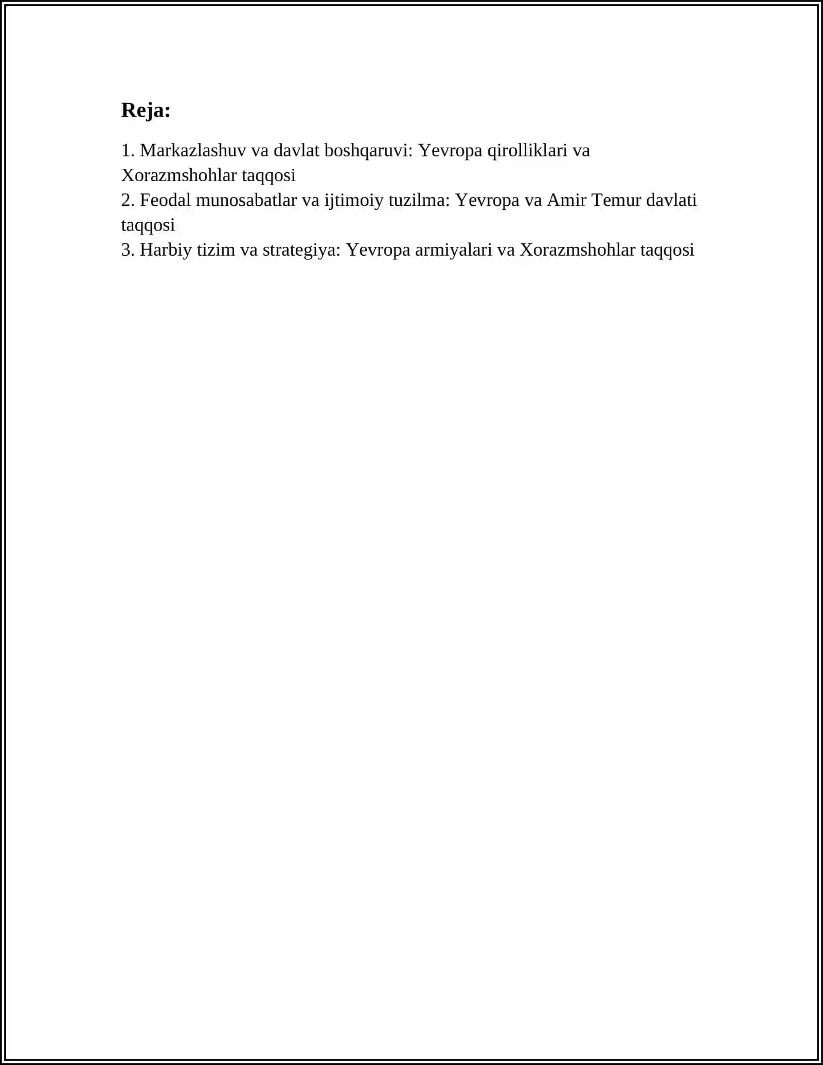 RIVOJLANGAN OʻRTA ASRLARDA DAVLATLARI TARQQIYOTI VA TANAZZULI SABABLARI 3