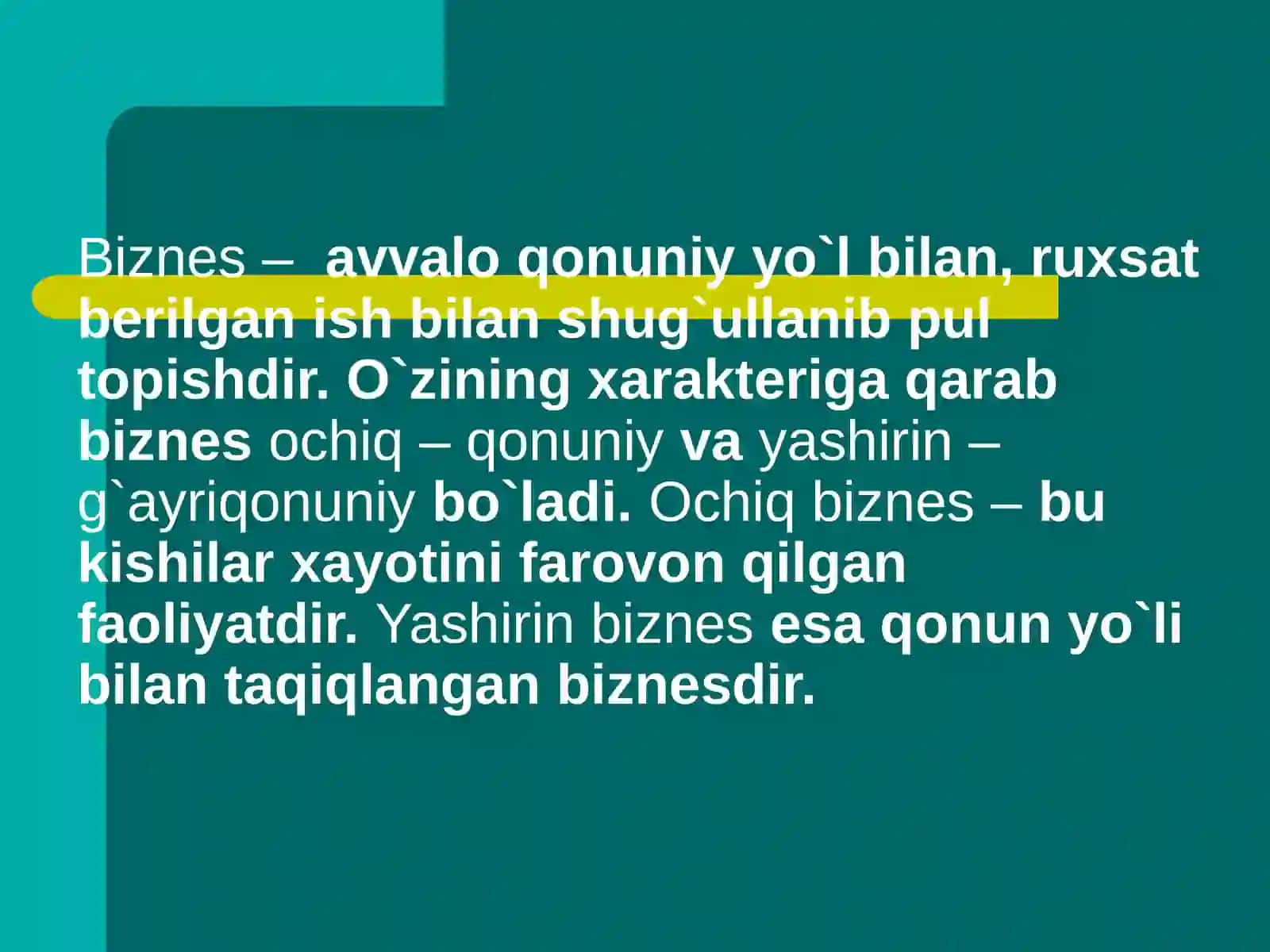 KORXONA FOYDASINING TAQSIMLANISHI VA ISHLATILISHI 3