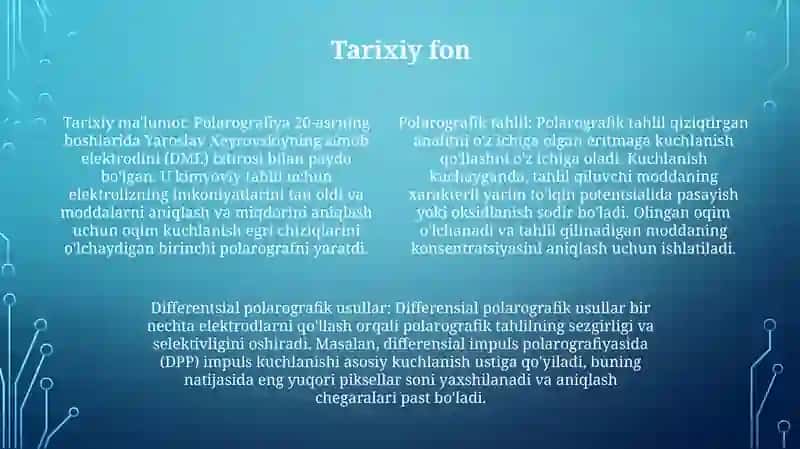 Polyarografik Analiz Va Differensial Polyarografik Usullar 3