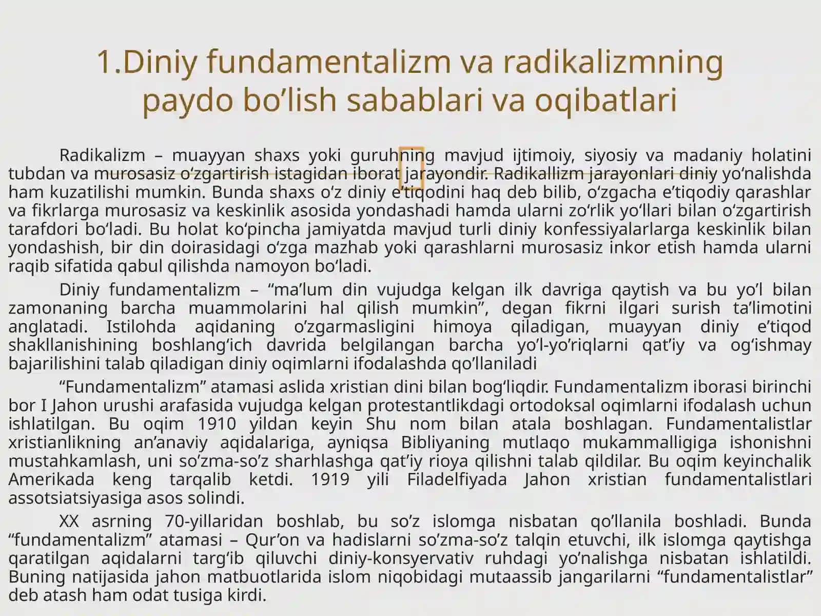 Radikalizm va terrorizmning tarixi 3