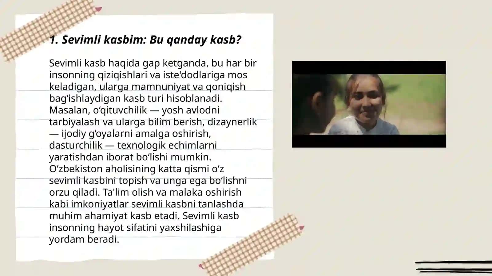 Sevimli kasbim 3