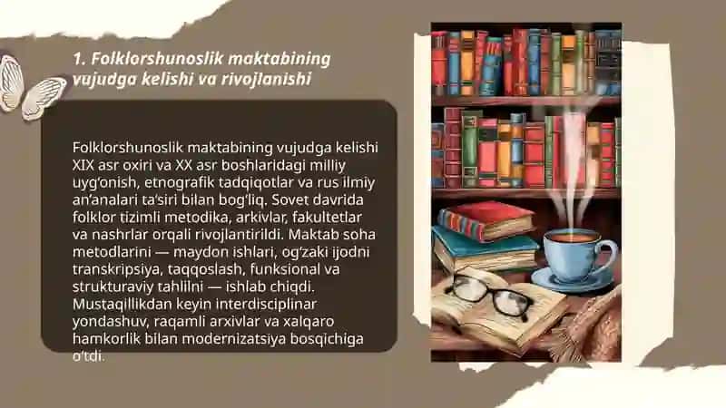 Folklorshunoslik maktabi folklorshinoslik metodi 3