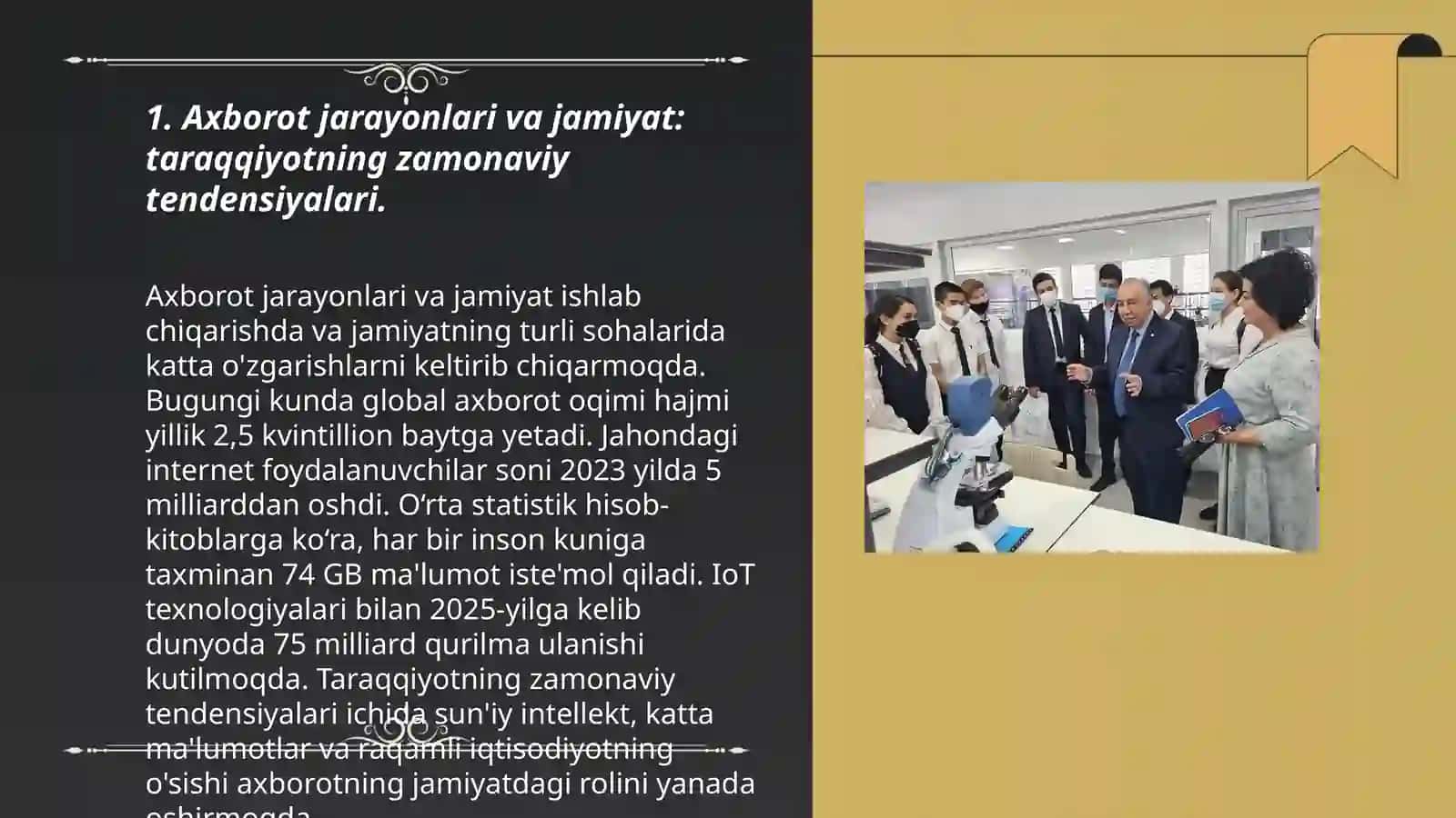 Axborot jarayonlari, jamiyat va ta'limning axborotlashtirilishi 3