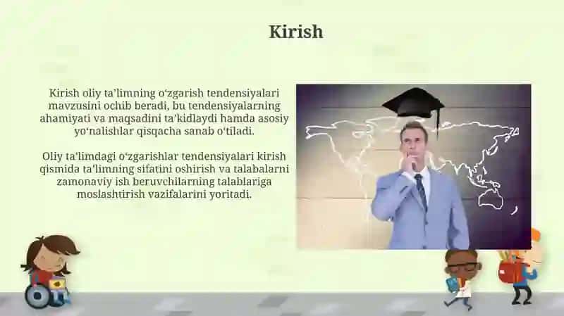Oliy taʼlimdagi oʻzgarishlarning asosiy yoʻnalishlari 3