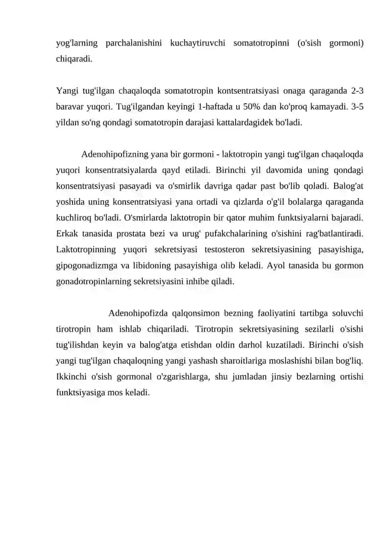 Ichki sekretsiya bezlarining yoshga xos xususiyatlari 3