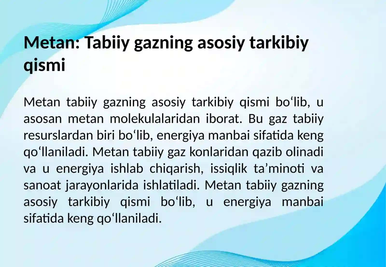 Metandan konversiyasi va undan sintetik neft olish 3