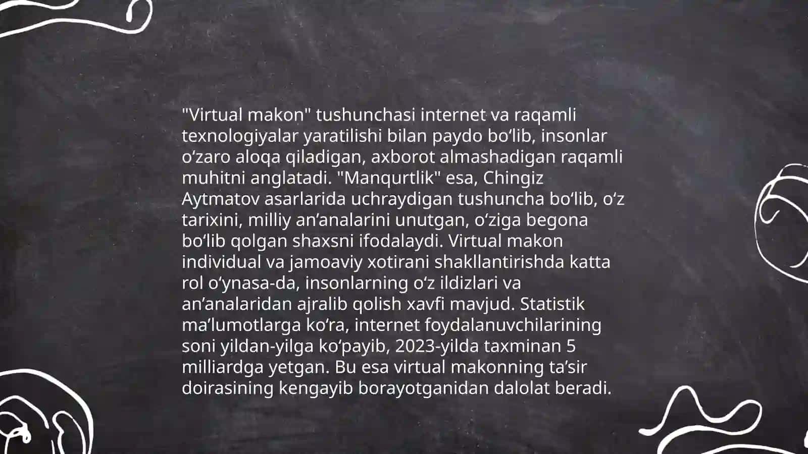 Virtual tutqunlik-manqurtlik vositasi 3