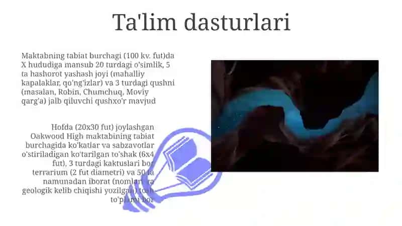 Tabiat burchagini tashkil etish va unda olib boriladigan o'quv ishlari 3