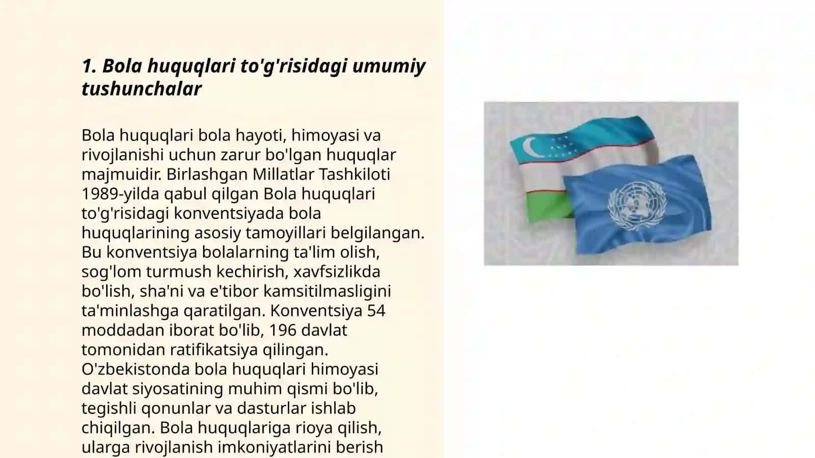 Bola huquqlari to'g'risidagi konvensiyasi 3