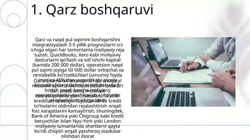 Pul oqimlarini boshqarish 3