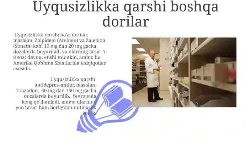 Uyqu Dorilarining Nomlari 3