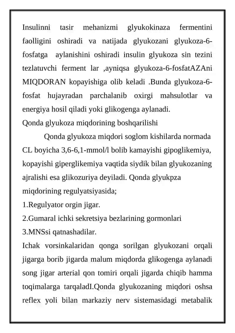 Glyukozani membrane orqali o’tkazilishi. 3