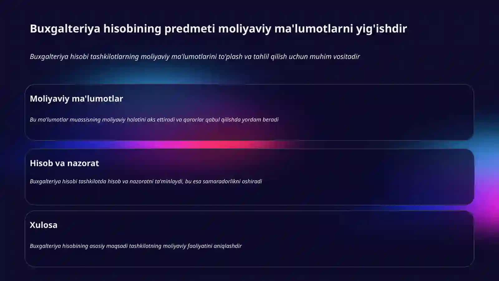 Buxgalteriya hisobining predmeti 3
