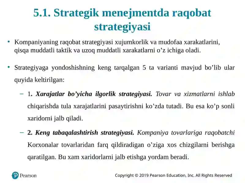 Strategik boshqaruv va raqobatdosh ustunlik: tushunchalar va holatlar 3