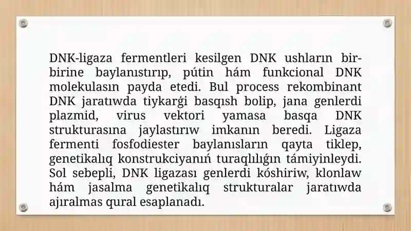 Gen injeneriyasınıń metodları 3