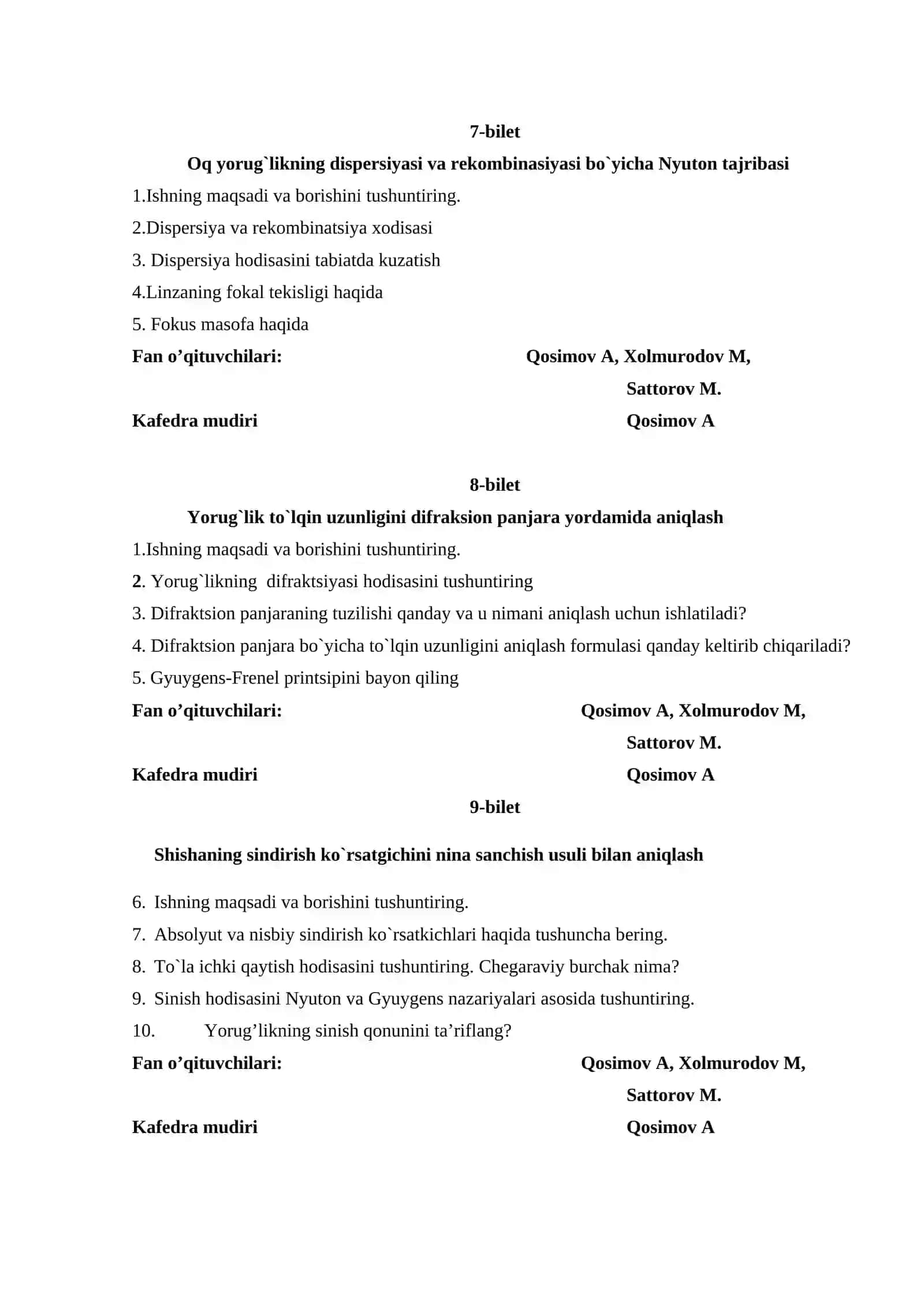 Mikroskopning tuzilishini o`rganish va uning yordamida shisha plastinkaning sindirish ko`rsatkichini aniqlash 3