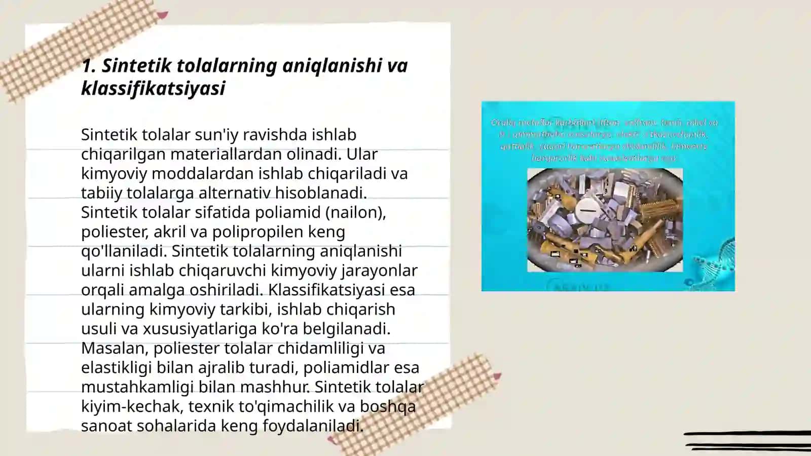 Sintetik tolalarning fizik-mexanik xossalari 3