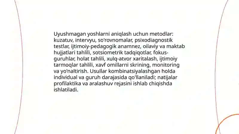 Uyushmagan yoshlar bilan olib boriladigan ijtimoiy pedagogik ish 3