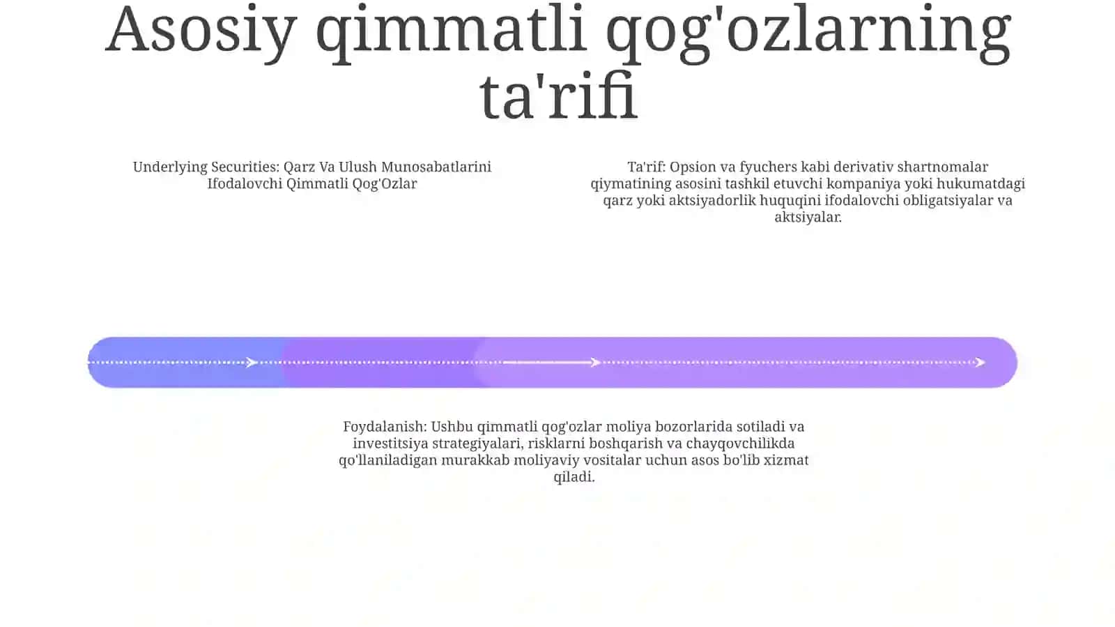 Bazaviy (Qarz Va Ulush Munosabatlarini Ifodalovchi) Qimmatli Qog'Ozlar 3