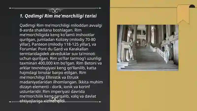 Qadimgi Rim arxitekturasi 3