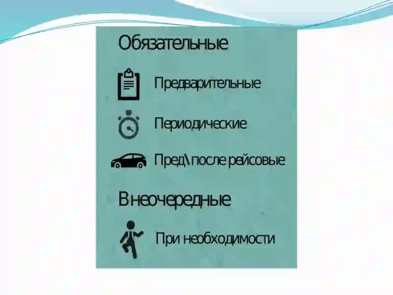 Организация и порядок проведения предварительных и периодических медицинских осмотров 3