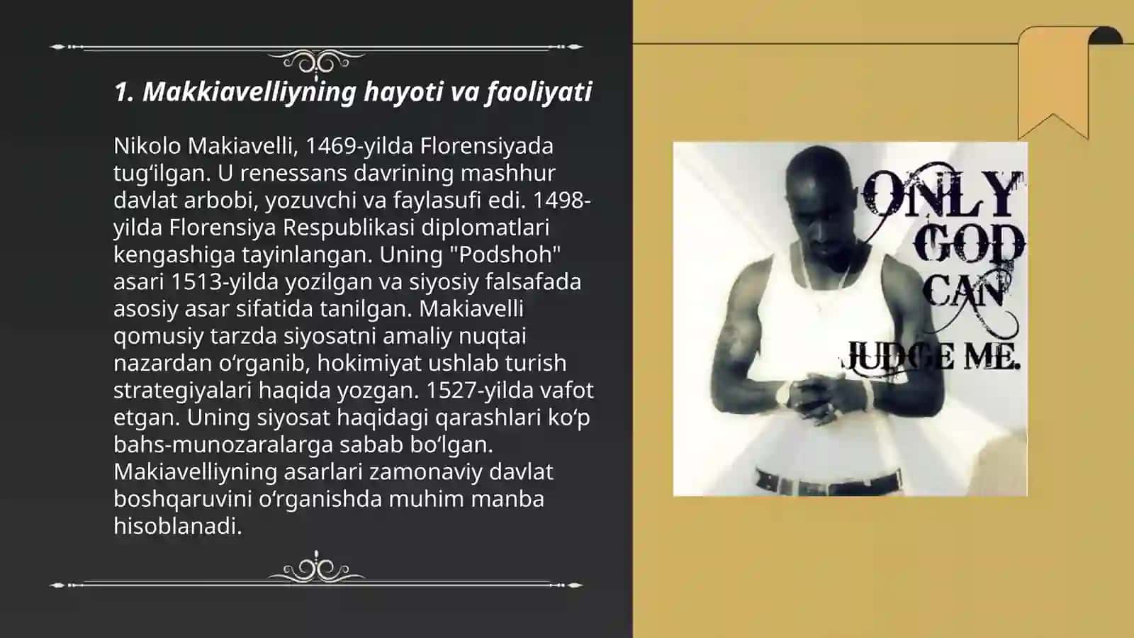 Makkiavellining Hukmdor asari 3