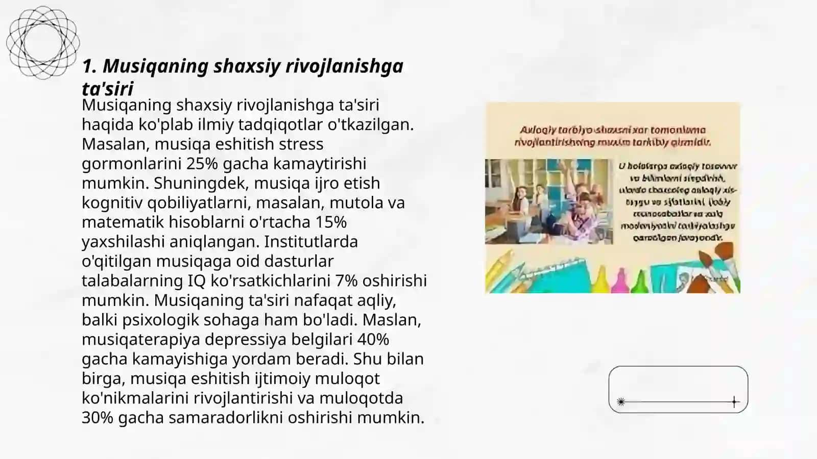Musiqaning shaxsiy rivojlanishga ta'siri 3