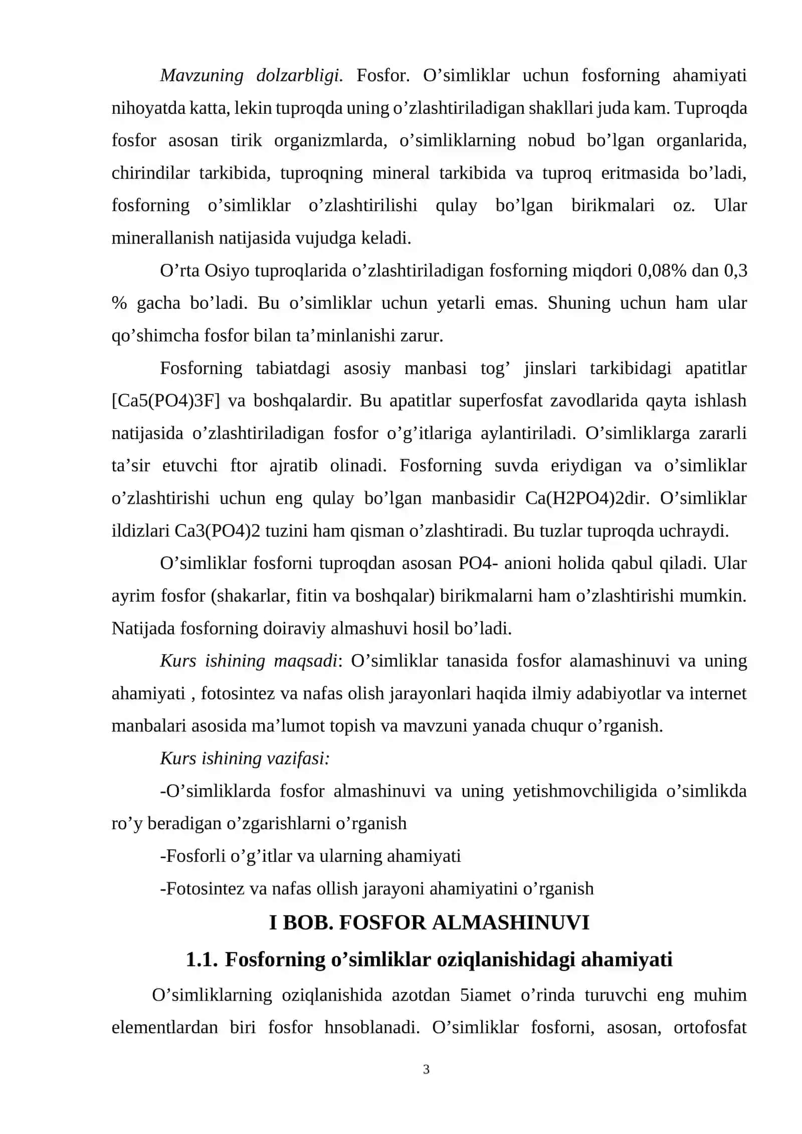 Fosforli moddalar va energiya almashinuvidagi ahamiyati 3