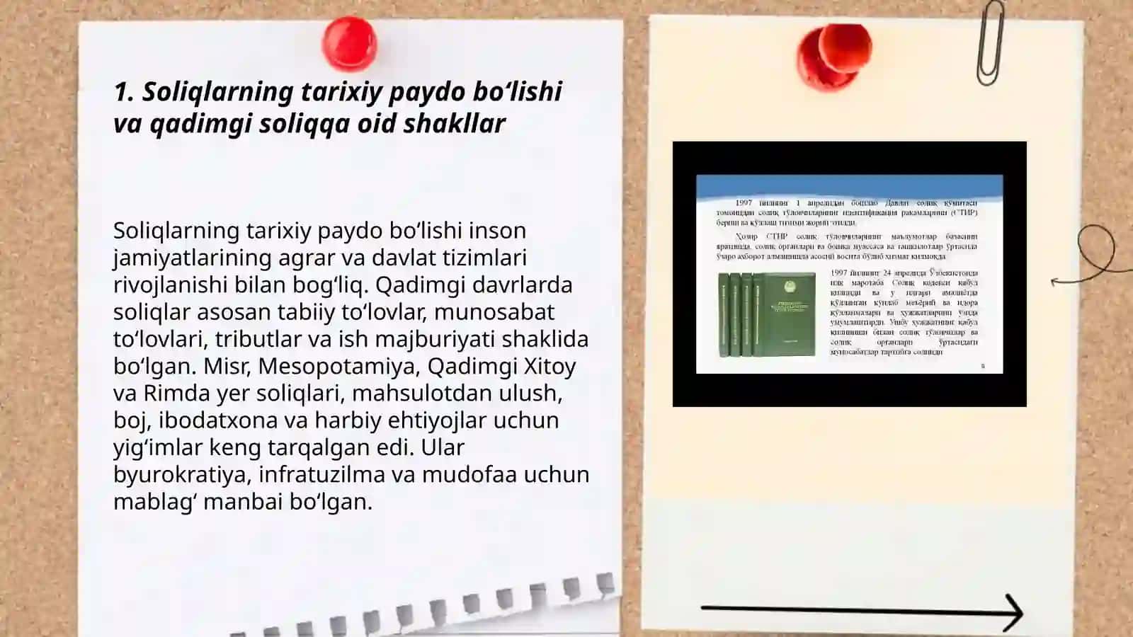 Soliqlarning paydo bo’lishi, mohiyati, zarurligi va o’ziga xos belgilari 3
