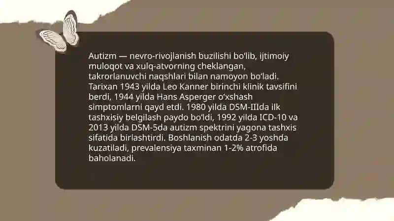 Autizm kasalligi 3