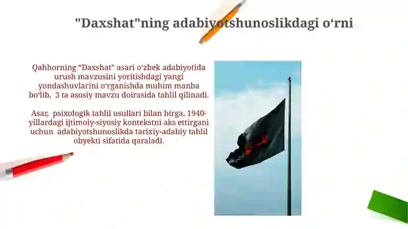 Abdulla Qahhor "Daxshat" hikoyasi 3