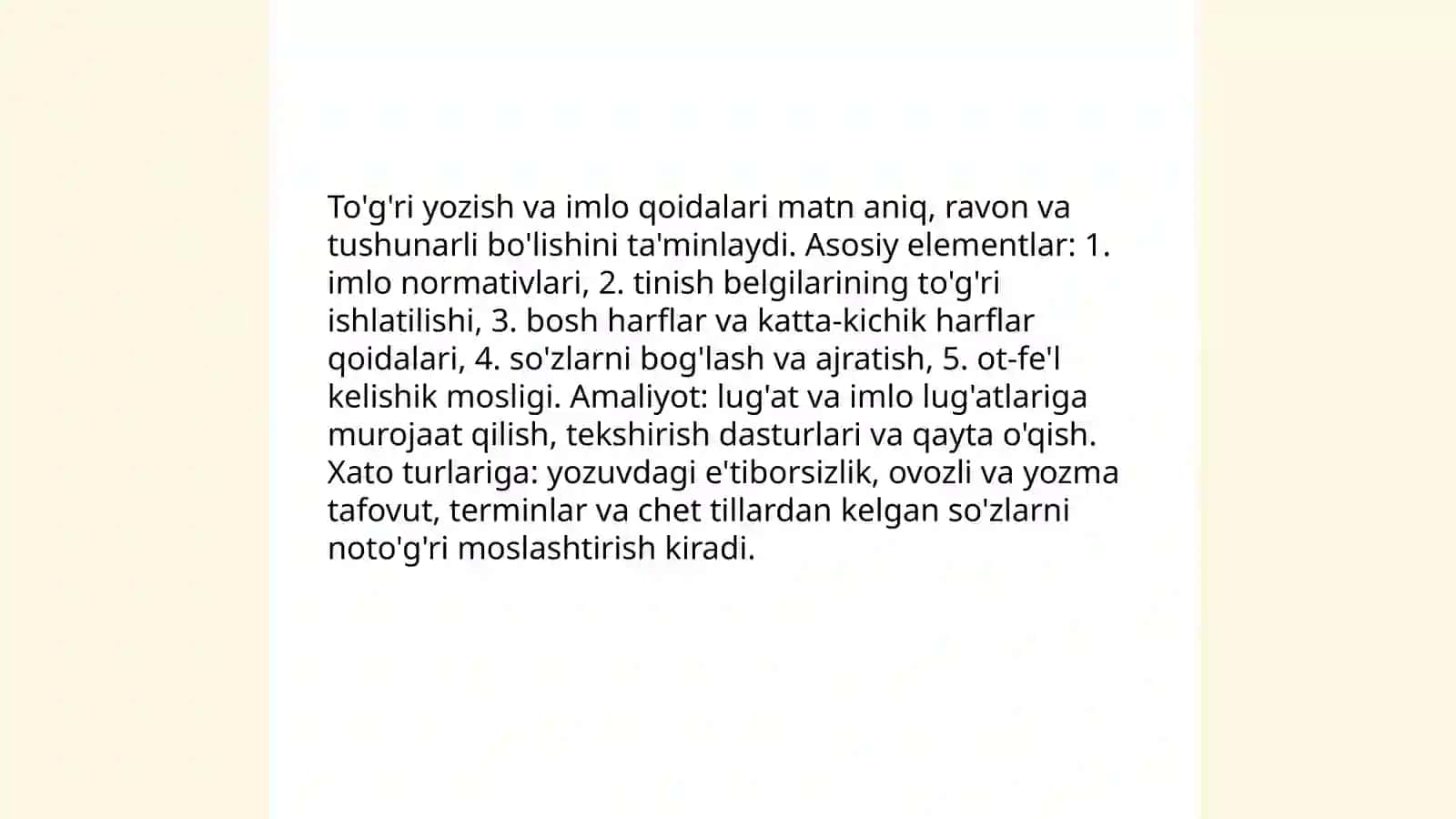 To'g'ri yozish va imlo qoidalari 3