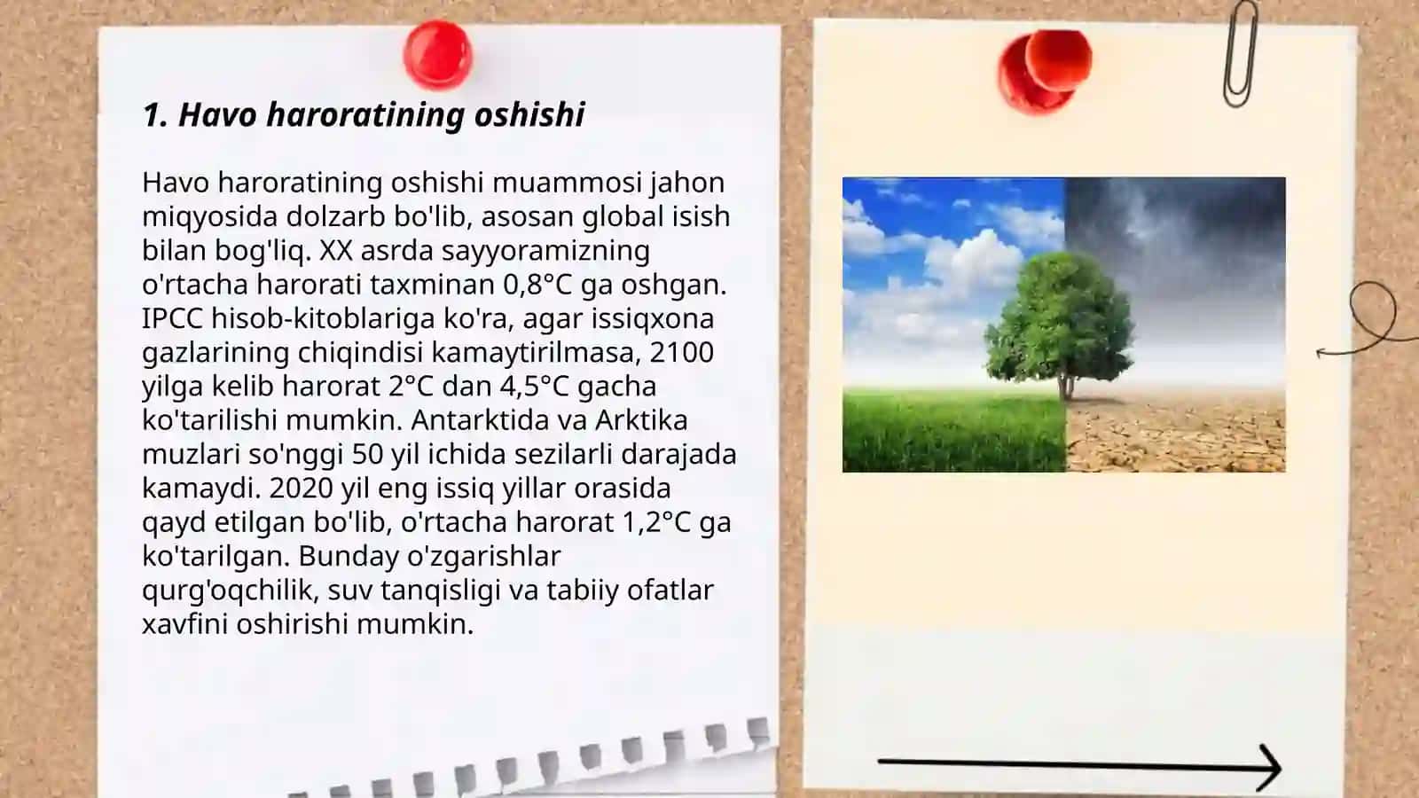 Iqlim o'zgarishining ekologik oqibatlari 3
