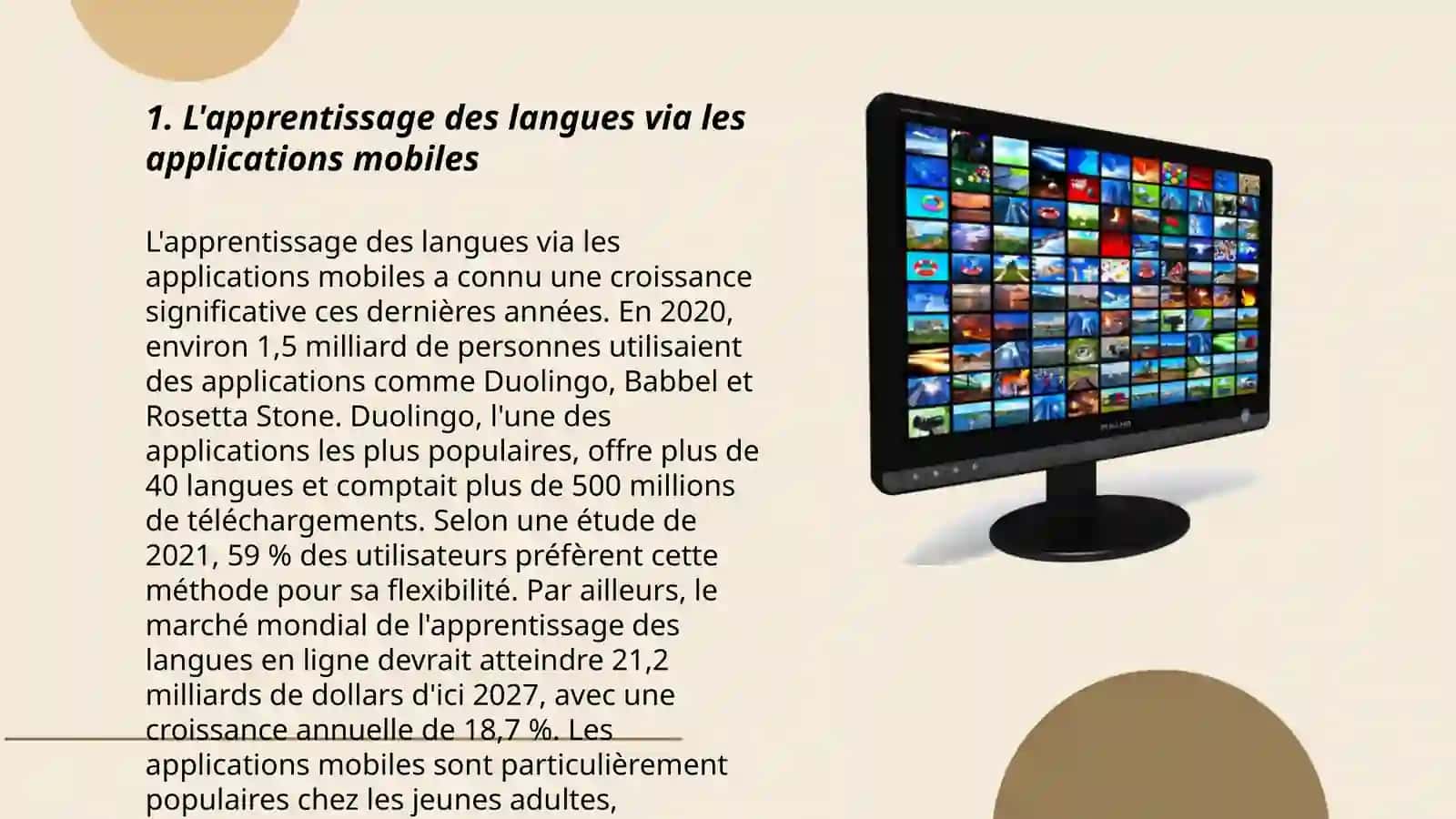 Les technologies de l’enseignement des langues étrangères 3