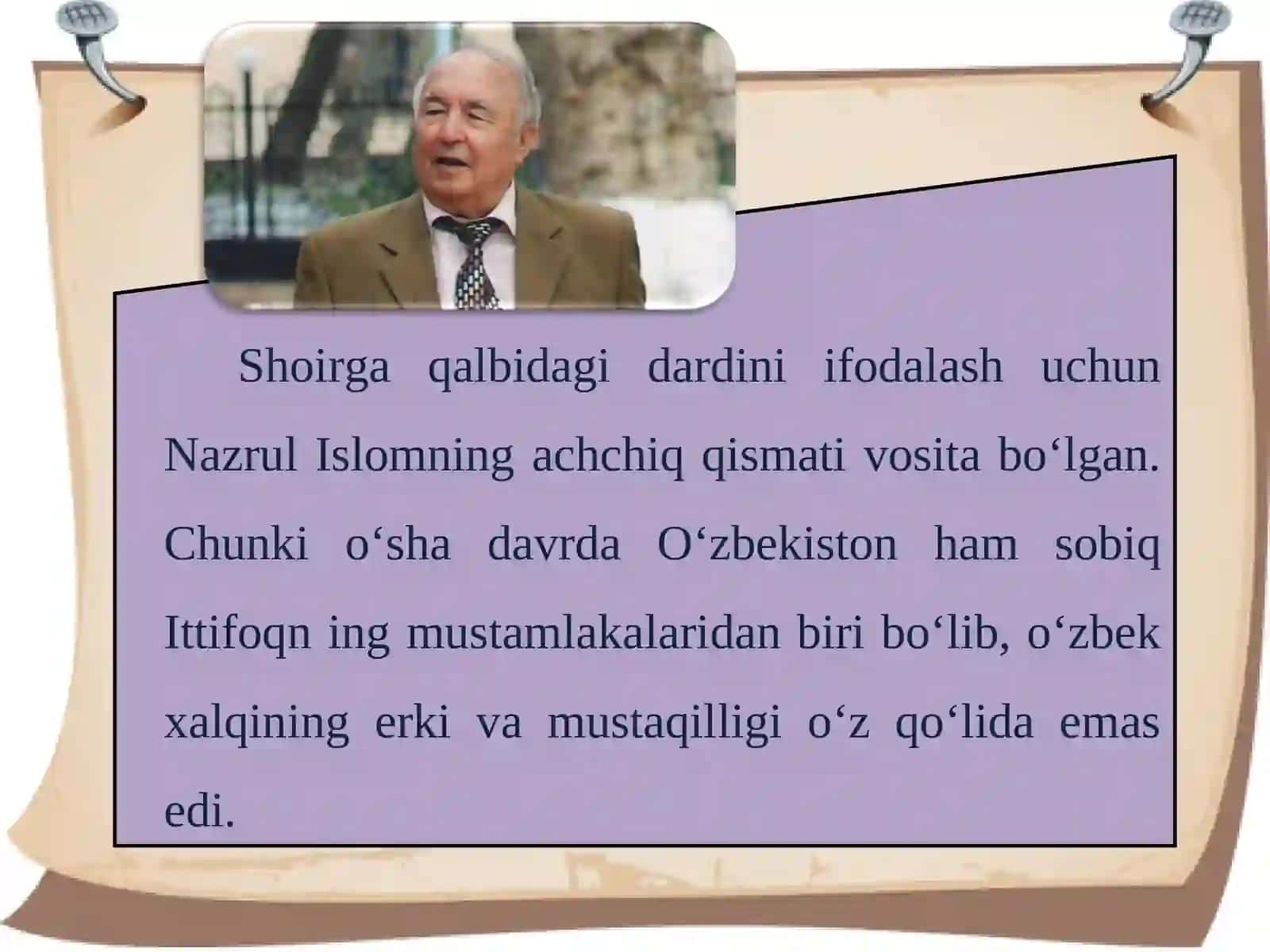 11-sinf Erkin Vohidov - ruhlar isyoni dostoni haqida 3