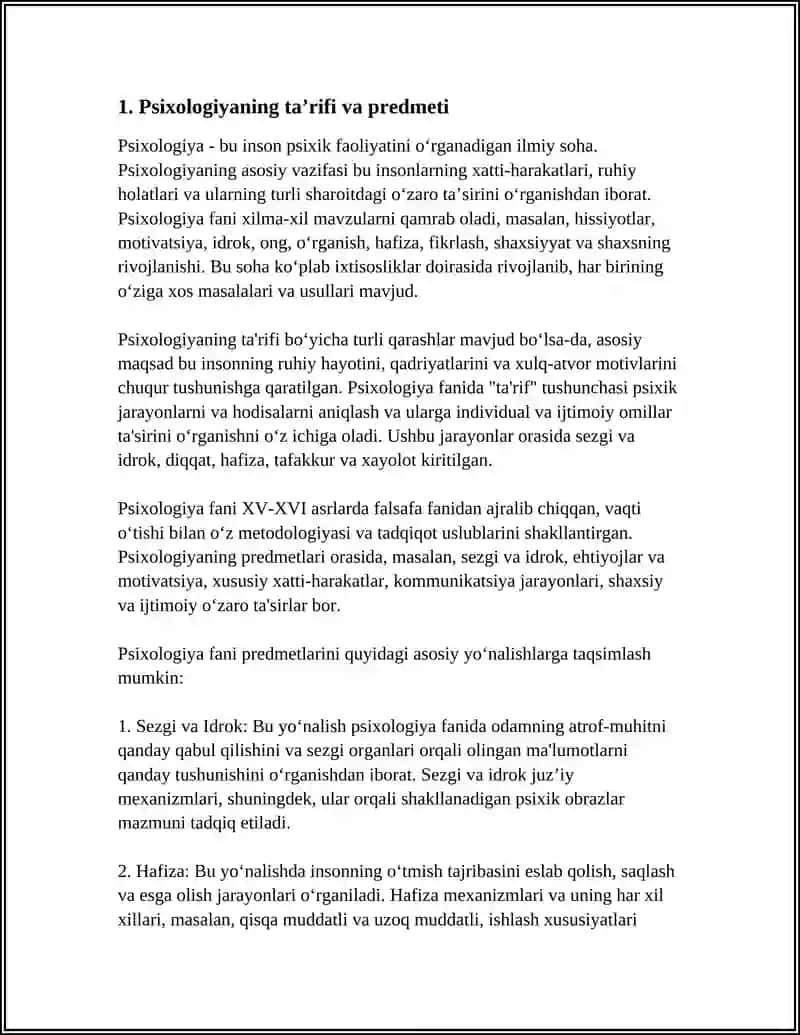 PSIXOLOGIYA HAQIDA UMUMIY TUSHUNCHA 3
