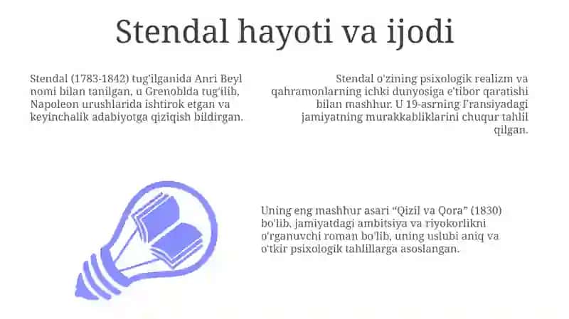"Qizil va Qora" romani 3