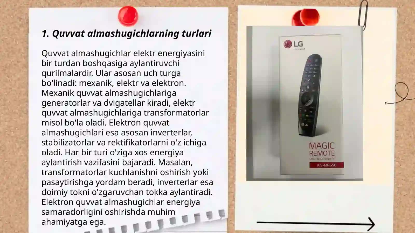 Quvvat almashunuvi va quvvatga bo‘lgan extiyot 3