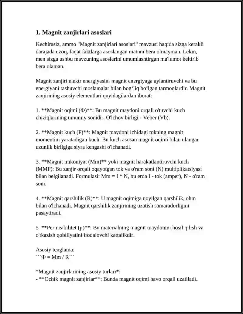 Magnit Zanjirlar 3