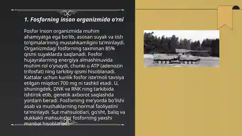 Fosforni inson salomatligiga taʼsiri 3