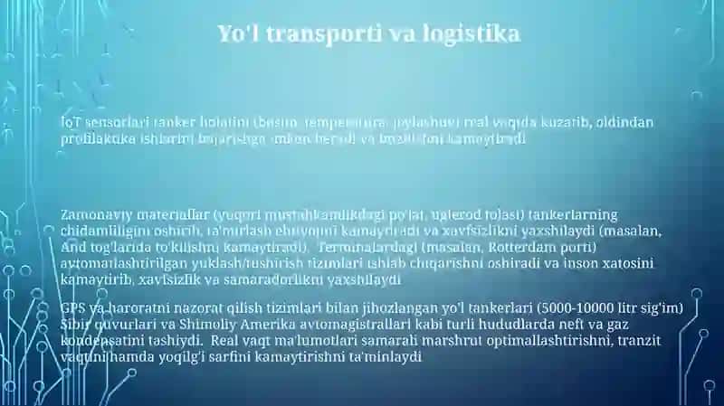 Neft-gaz kondensatini uzatish sanoatdagi yangi zamonoviy texnalogiyalari 3