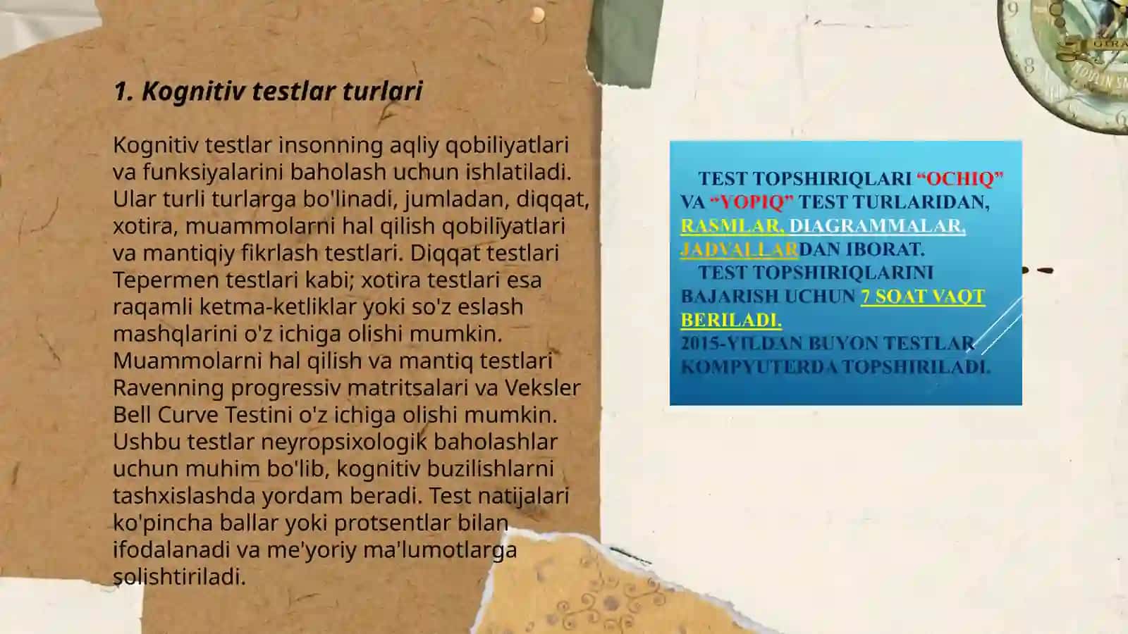 Kognitiv testlar va ularning ahamiyati 3