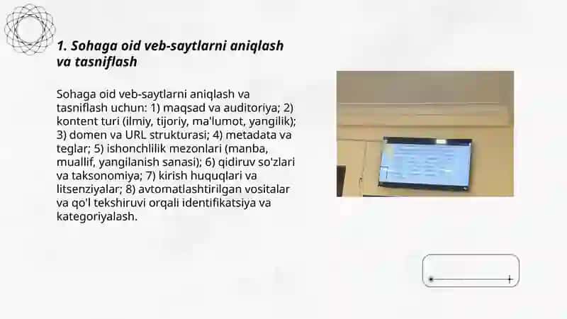 Sohaga oid veb-saytlarni aniqlash va tasniflash 3
