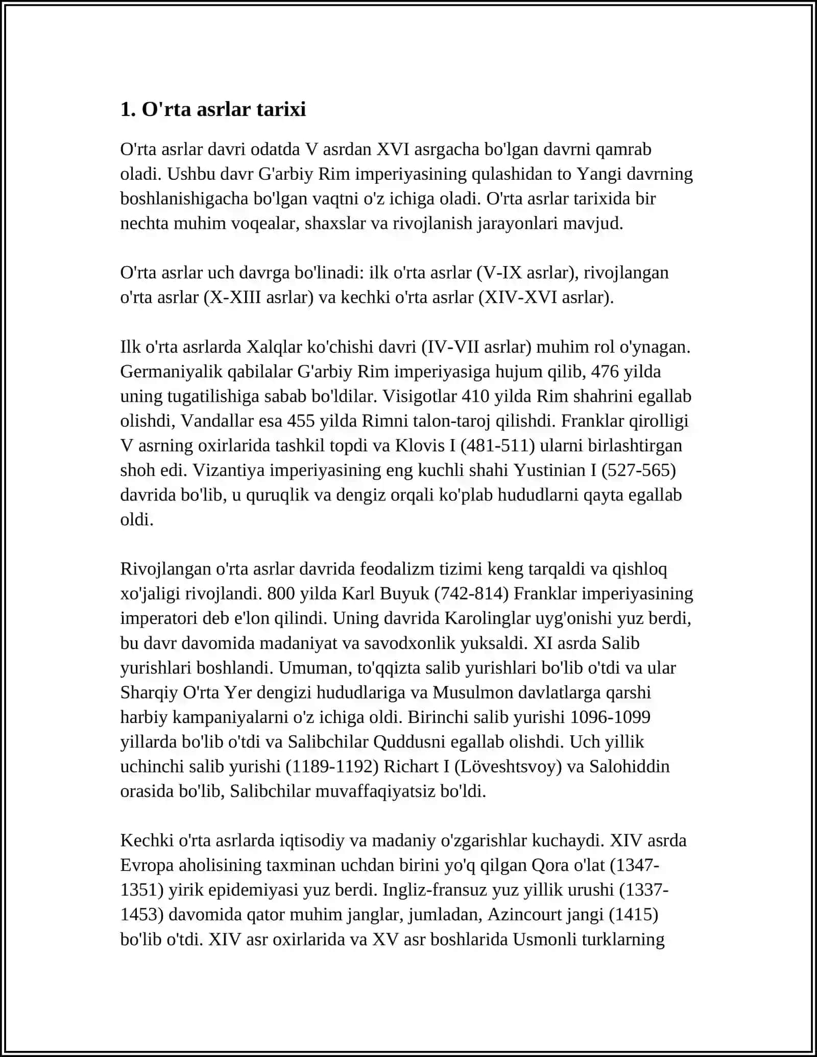 TARIX MUSTAQIL ISH 3