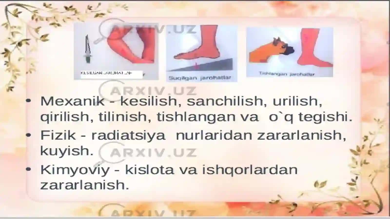 tomirlardan qon ketganda birinchi yordam koʻrsatish 3
