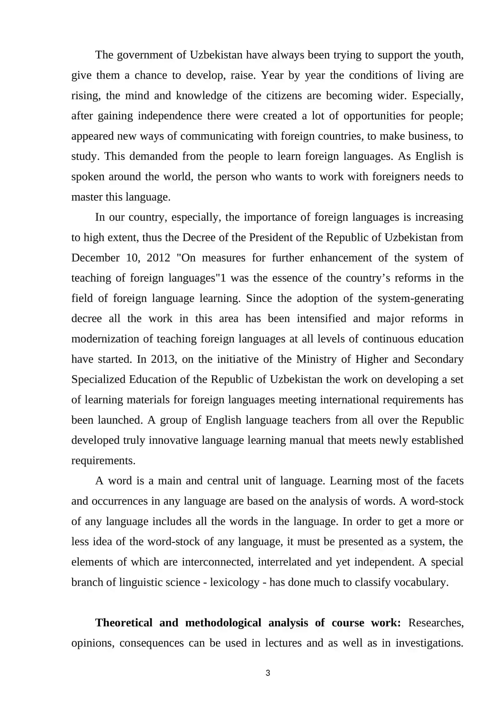 THEORETICAL ISSUES OF TEACHING FOREIGN LANGUAGES 3