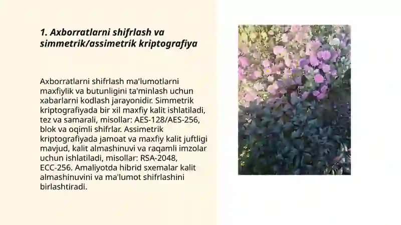 Axborratlarni himoyalashning texnik vositalar 3