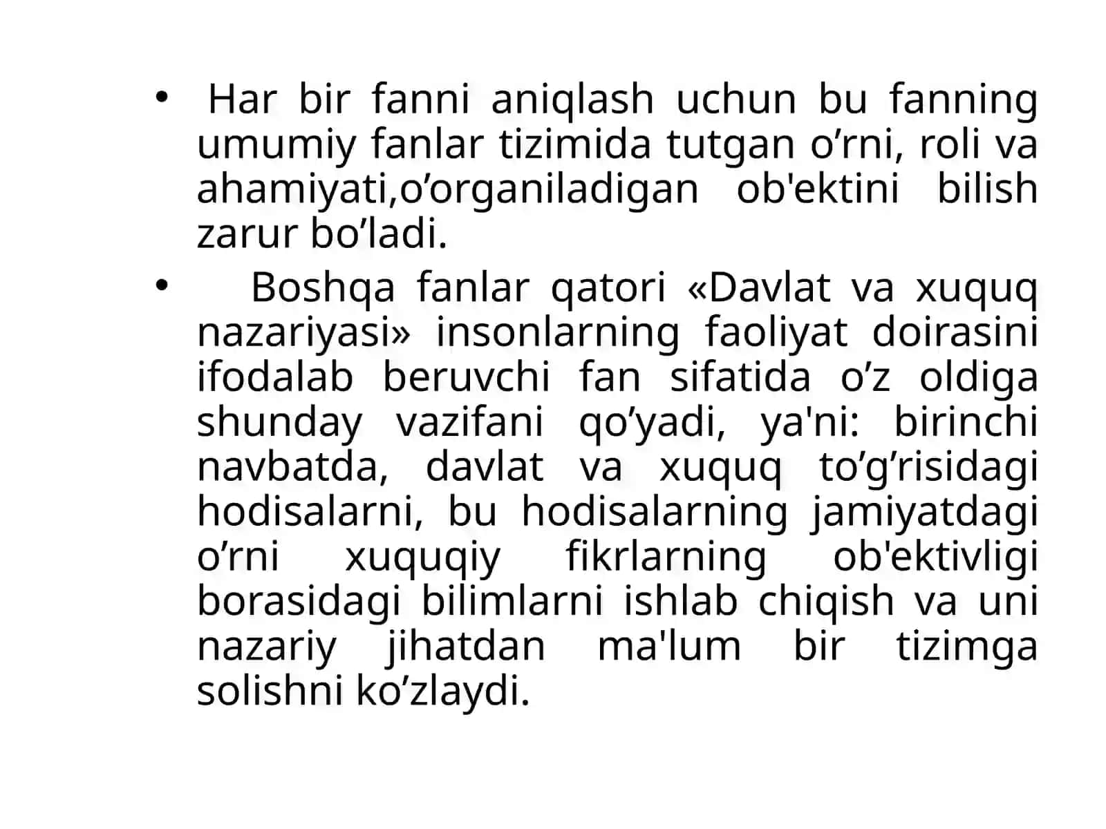 Davlat va huquq nazariyasi 3
