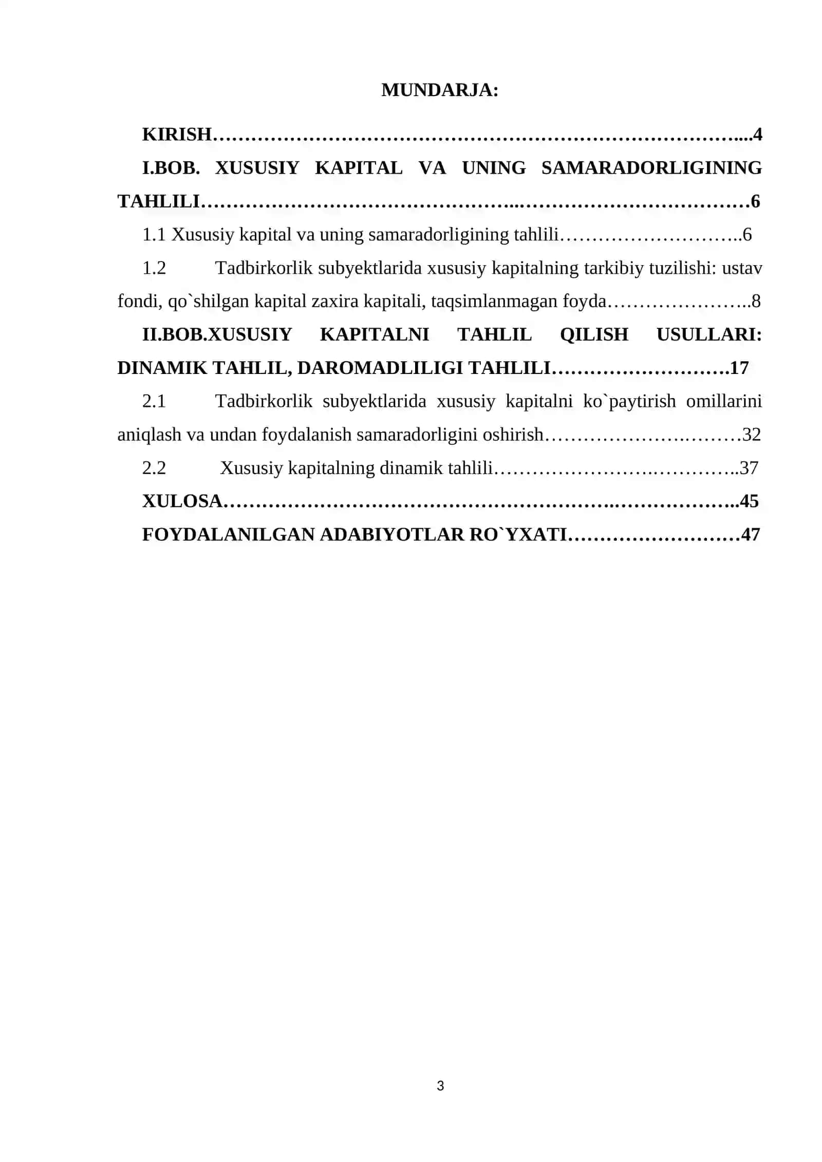 XUSUSIY KAPITAL VA UNING SAMARADORLIGINING TAHLILI. 3